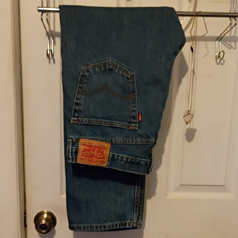 Levi's Dark Blue Straight Leg Jeans